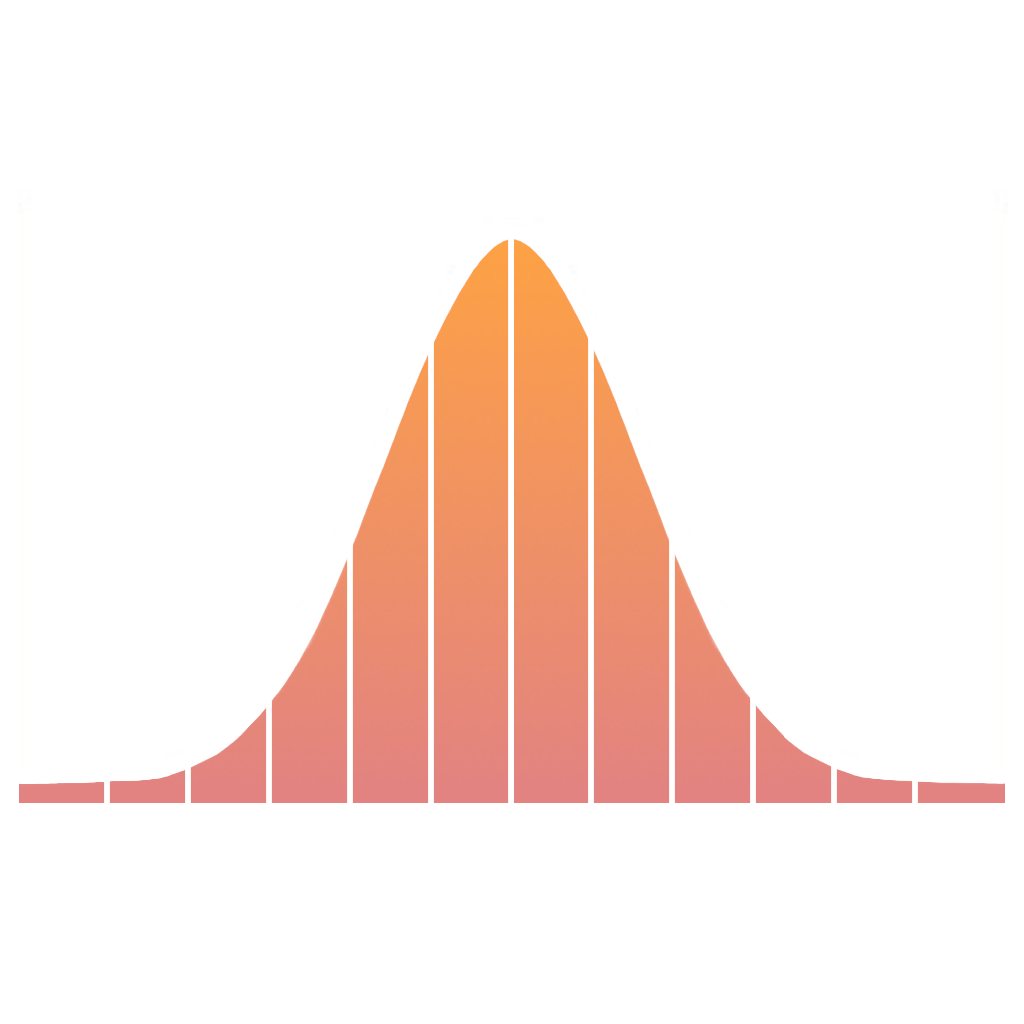 Årlig variasjon i solstråling normalfordelt graf